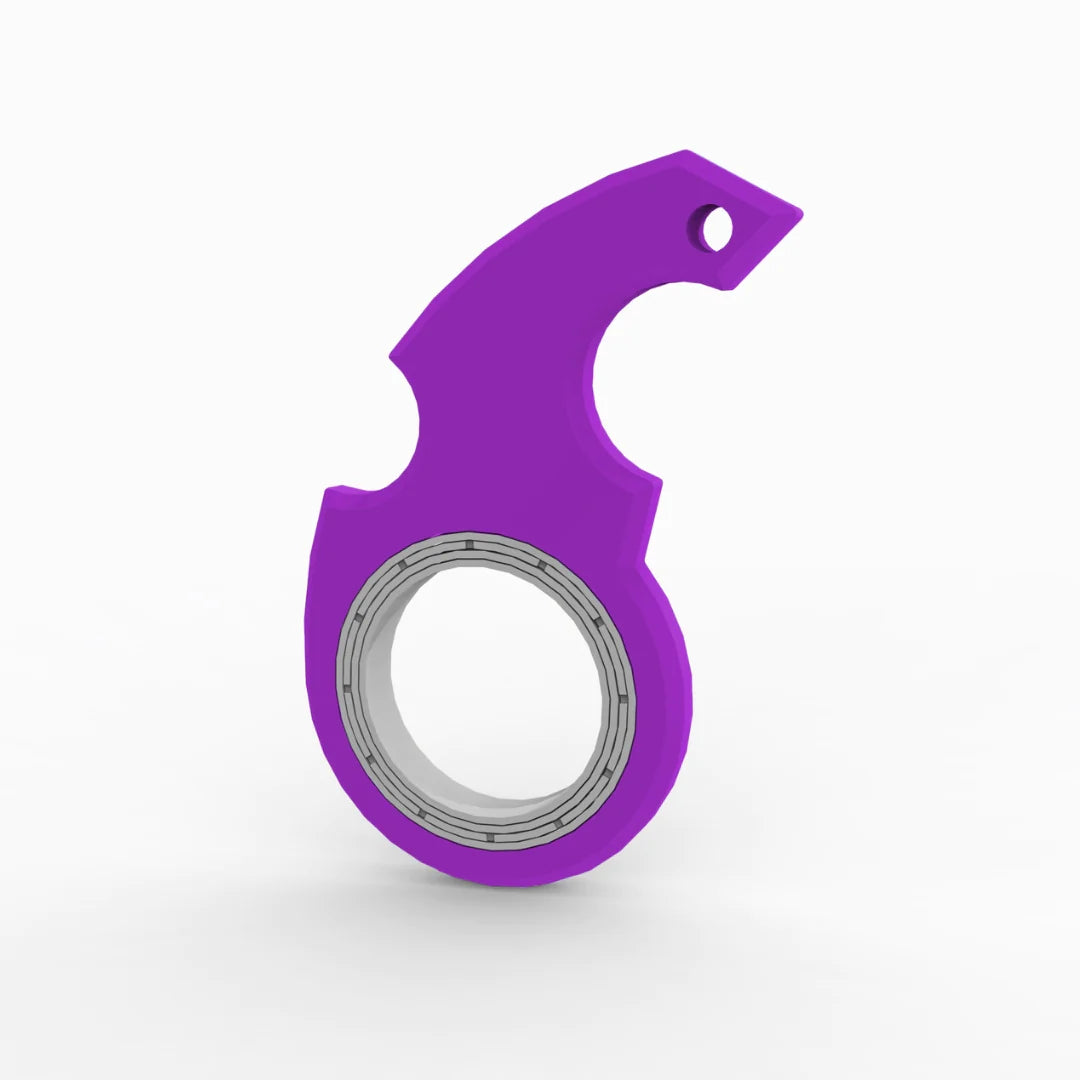 Keychain Spinner Kunai, Karambit, Mask Keychain Fidget Toy for  Keys, Keychain for Men for Women (Purple Karambit) : Toys & Games